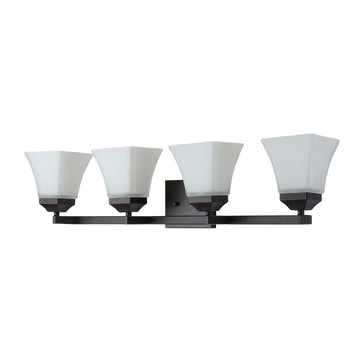 Staunton Iron/Glass Modern Cottage LED Vanity Light